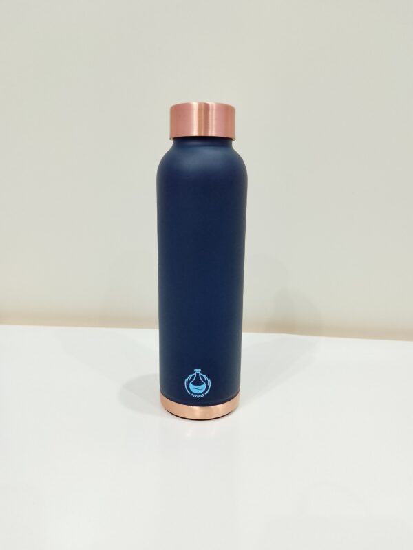 Piyaoo-Pure Copper Matte Finish Color Coat Water Bottle