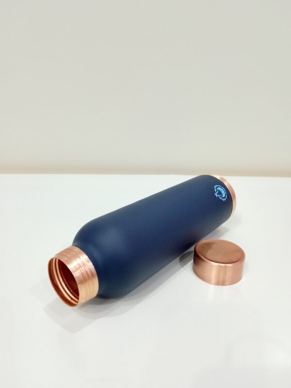 Piyaoo-Pure Copper Matte Finish Color Coat Water Bottle - Image 4