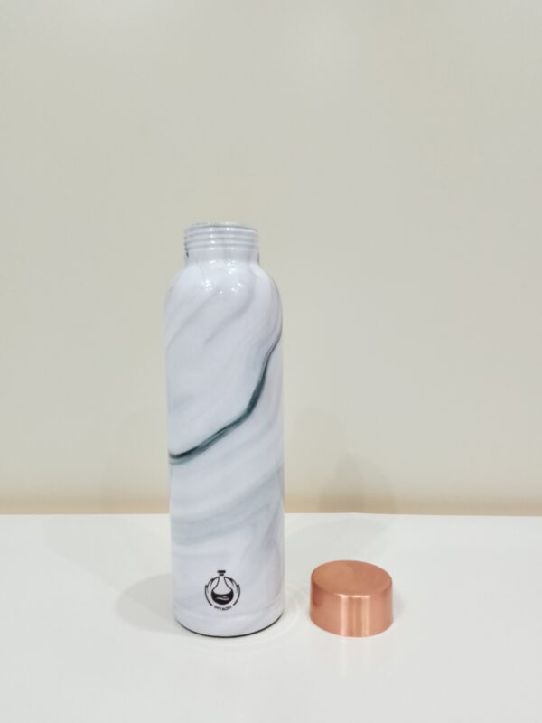 Piyaoo-Pure Copper Gloss Meena Coating Water Bottle - Image 4