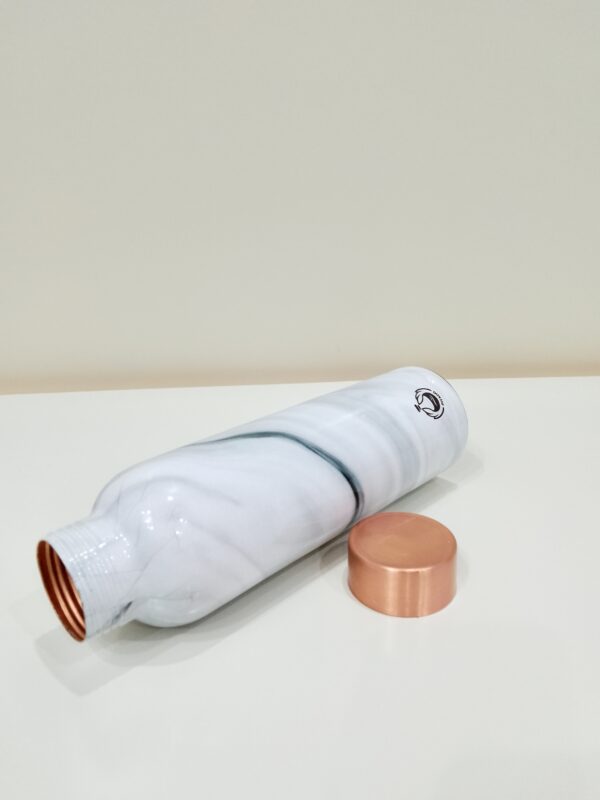 Piyaoo-Pure Copper Gloss Meena Coating Water Bottle - Image 3