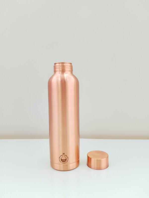 Piyaoo-Pure Copper Premium Lacqure Finish Water Bottle - Image 2