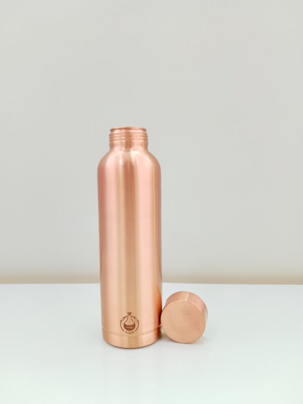 Piyaoo-Pure Copper Premium Lacqure Finish Water Bottle - Image 3