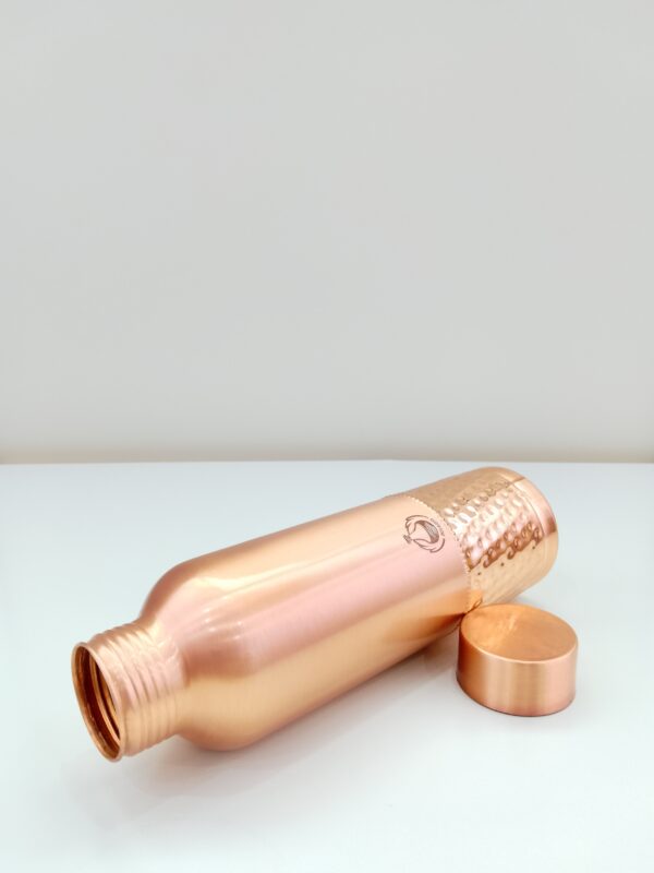 Piyaoo-Pure Copper Premium Lacqure Finish Water Bottle-Classic Design - Image 4