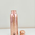 Piyaoo-Pure Copper Premium Water Bottle-Fine Flower Etching Design