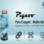 Piyaoo-Pure Copper Gloss Meena Coating Water Bottle
